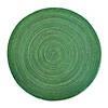 Variegated Green Lurex Round Polypropylene Woven Placemat (Set Of 6) Image 2