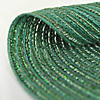 Variegated Green Lurex Round Polypropylene Woven Placemat (Set Of 6) Image 3