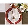 Variegated Red Round Polypropylene Woven Placemat (Set Of 6) Image 2
