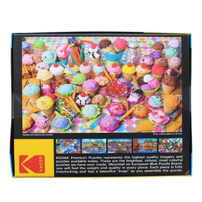 Variety of Colorful Ice Cream 1000 Piece Jigsaw Puzzle Image 2