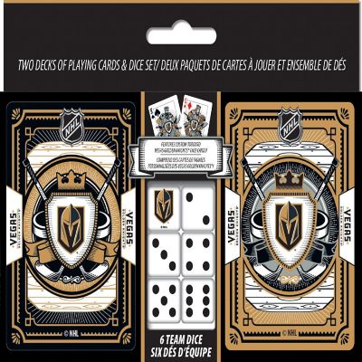 Vegas Golden Knights NHL 2-Pack Playing cards & Dice set Image 1