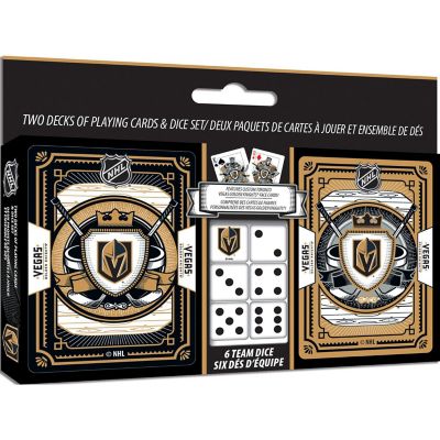 Vegas Golden Knights NHL 2-Pack Playing cards & Dice set Image 1