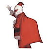 Velour Santa Toy Bag Image 1