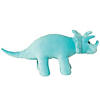 Velveteen Dino Aqua Triceratops Stuffed Animal Image 2