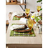 Ventana Green Check Placemat (Set Of 6) Image 1