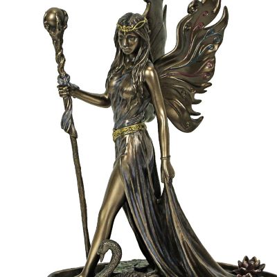 Veronese Design Aine Queen of the Fairies Bronze Finish Statue 8.75 Inches High Image 1