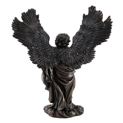 Veronese Design Bronzed Angel Metatron Statue with Colored Accents Image 3