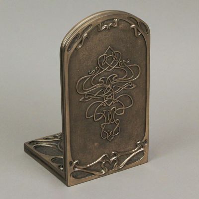 Veronese Design Earth Life Magic Bronze Resin Decorative Bookend Pagan Tealight Candle Holder Image 3