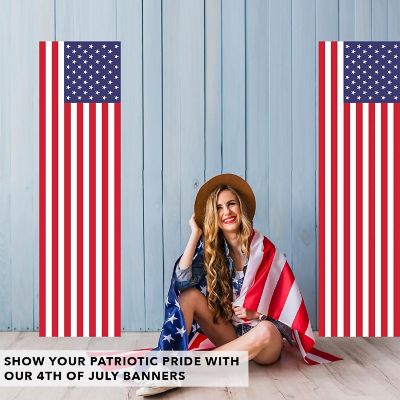 Vertical American Flag - 13 x 48 Inch Image 3