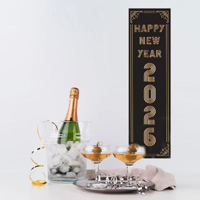 Vertical Roaring 20s New Year Banner Image 3