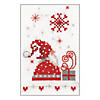Vervaco Greeting Card Counted Cross Stitch Kit 4.25"X6" 3/Pack - Christmas Gnomes (14 Count) Image 3