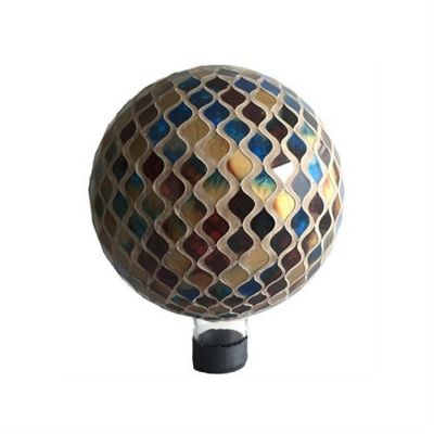 Very Cool Stuff GLMCBG102 Glass Gazing Globe, Brown Grout 10 in Image 1