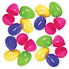 Vibrant Bright Plastic Easter Eggs - 144 Pc. for Festive Celebrations Image 1