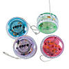 Vibrant Colorful Light-Up Champion Plastic YoYos - 12 Pc. Image 1