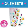 Vibrant He Lives Rejoice Sticker Sheets for Easter - 24 Pc. Image 2