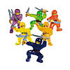 Vibrant Mini Ninja Warrior Action Figures - Bulk 48 Pc. Set Image 1