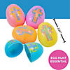 Vibrant Religious Pastel Plastic Easter Eggs - 72 Pc. Image 1
