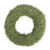 Vickerman 10" Artificial Green Grass Wreath Image 1