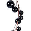 Vickerman 10' Black Pearl Branch Ball Wire Garland. Image 2