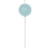 Vickerman 10" Blue Round Lollipop Ornament, 3 per bag. Image 1
