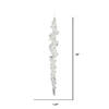 Vickerman 10" Clear Icicle Christmas Ornament, 6 per Bag Image 1