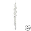 Vickerman 10" Clear Icicle Christmas Ornament, 6 per Bag Image 2