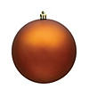 Vickerman 10" Copper Matte Ball Ornament Image 1
