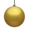 Vickerman 10" Gold Candy Ball Ornament Image 1