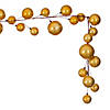 Vickerman 10' Gold Pearl Branch Ball Wire Garland. Image 2