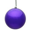 Vickerman 10" Purple Candy Ball Ornament Image 1