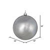 Vickerman 10" Silver Foil Ornament Image 1