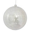 Vickerman 10" Silver Shiny Mercury Ball Ornament Image 1