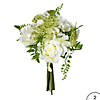 Vickerman 12'' Artificial White Rose Bouquet, Pack of 2 Image 2