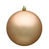 Vickerman 12" Cafe Latte Matte Ball Ornament Image 1