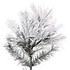 Vickerman 12' Flocked Atka Slim Artificial Christmas Tree, Unlit Image 1