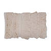 Vickerman 12" Proper 20" Beige Fringe Cotton Pillow Image 1