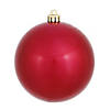 Vickerman 12" Wine Candy Ball Ornament Image 1