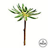 Vickerman 13" Artificial Green Succulent Spray. Includes 2 sprays per pack. Image 3