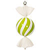 Vickerman 13" Green Round Swirl Candy Ornament. Image 1