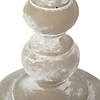 Vickerman 13" White Candlestick Polyresin Image 2
