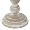 Vickerman 13" White Candlestick Polyresin Image 3