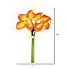 Vickerman 14'' Artificial Orange Calla Lily. Eight stems per pack Image 2
