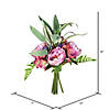 Vickerman 14'' Artificial Pink-Mauve Peony Bouquet, Pack of 2 Image 1