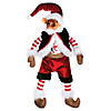 Vickerman 14" Holly Jolly Christmas Collection Mouse Doll, Pack of 2 Image 1