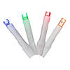 Vickerman 144 Lights LED Multicolor Lights Cluster Set White Wire E-C 24' Long Image 1