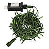 Vickerman 144 Lights LED Warm White Cluster Set with Green Wire - 24' Long Christmas Light Set Image 1