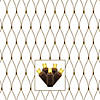 Vickerman 150 Gold Wide Angle LED Single Mold Christmas Net Light Set, Brown Wire Image 1