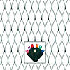 Vickerman 150 Multi-Colored Wide Angle LED Christmas Net Light Set, Green Wire Image 1
