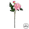 Vickerman 16" Artificial Light Pink Peony Spray Includes 6 sprays per pack Image 2