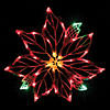 Vickerman 16" Poinsettia Wire Silhouette with LED Lights Christmas Lighted Decor Image 2